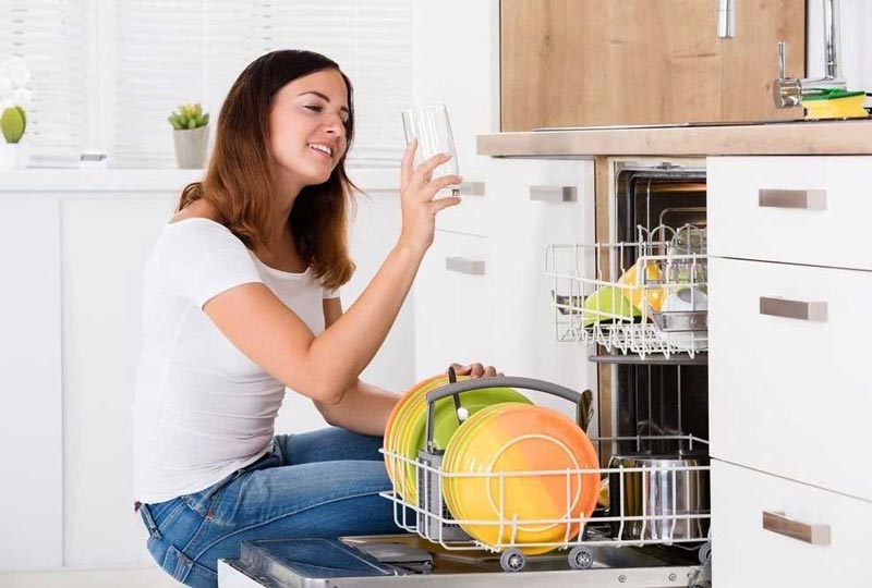 استفاده از ماشین ظرف شویی